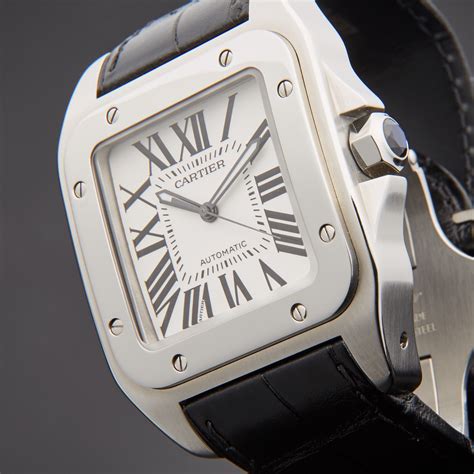 cartier watches santos 100 replica|cartier santos pre owned.